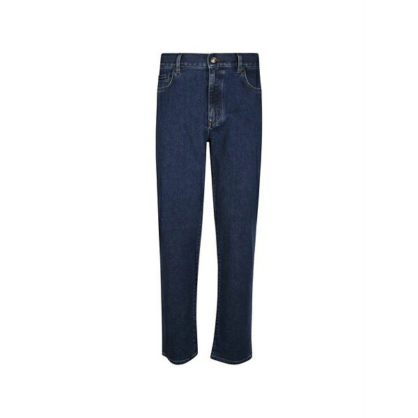 ゼニア メンズ ジーンズズボン下 ボトムス Straight-leg jeans Blue