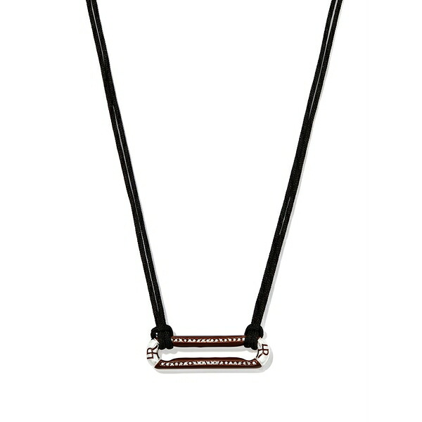 置き目レン・ルビンスキー メンズ 頸飾り・チョー鉄道車両 添え物 Diamond cord necklace Black