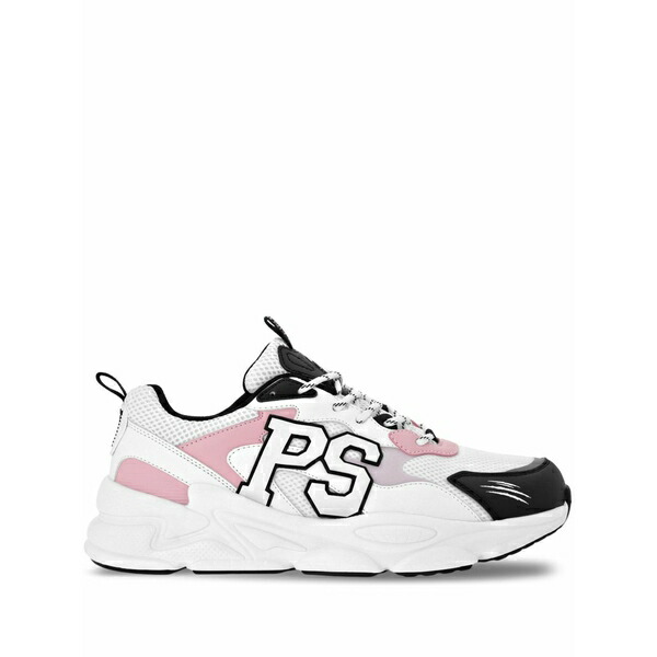 飾り気の無い運動競技 メンズ スニーカー シューズ Lo-top logo-patch sneakers  White