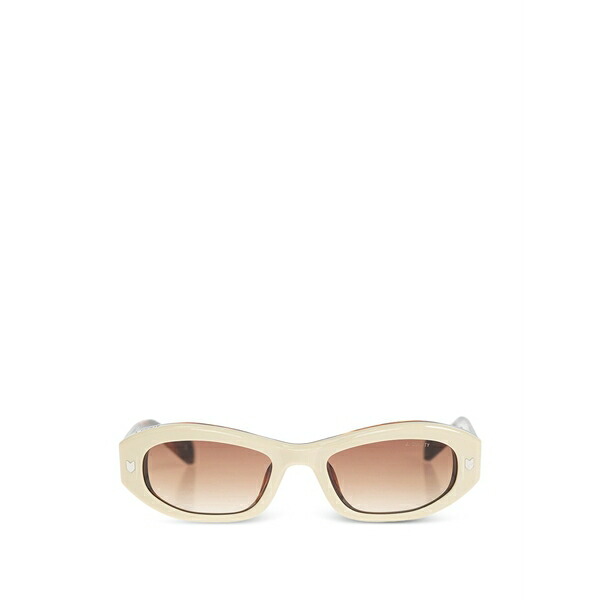 住み家 稲荷 メンズ サングラス・アイウェア 付属物 Oval-frame sunglasses Neutrals