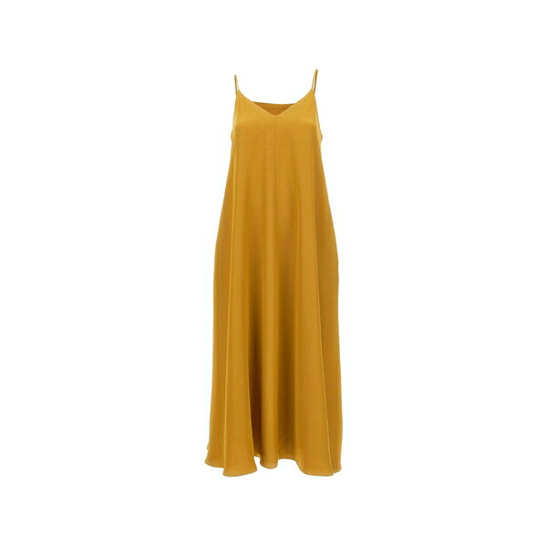 マレーラ レディース 衣裳 トップス V-neck MIDI dress Yellow