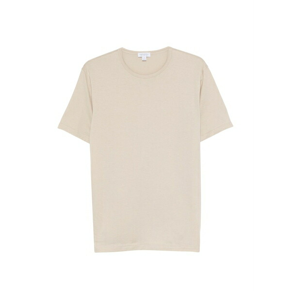 サンスペル メンズ ティーシャツ トップス Crew-neck short-sleeve t-shirt Neutrals