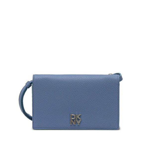 ダナ キャラン ニューヨーク州 レディース 紙入れ 付属品 Logo-plaque wallet Blue