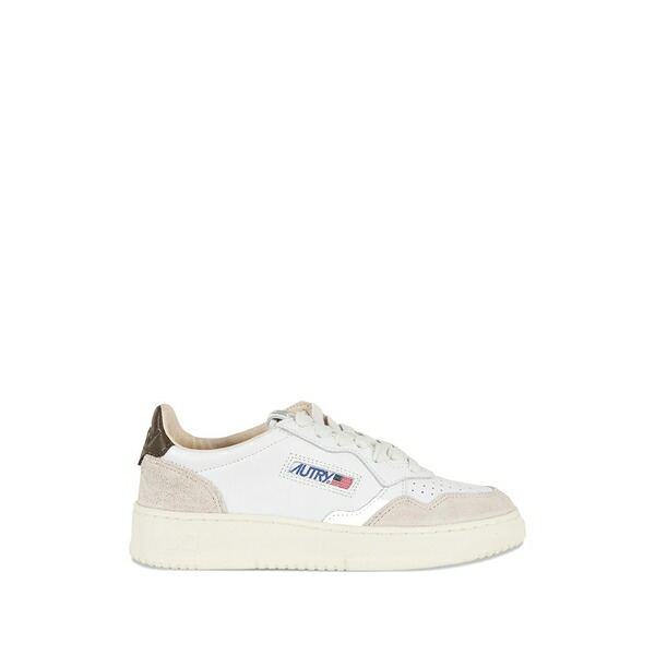 オートリー レディース スニーカー シューズ Medalist suede low-top sneakers White