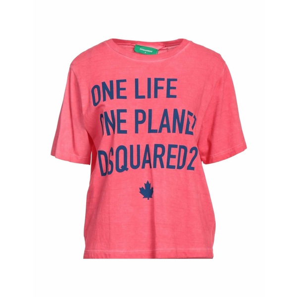 【送料無料】 ディースクエアード レディース Tシャツ トップス T-shirts Orange