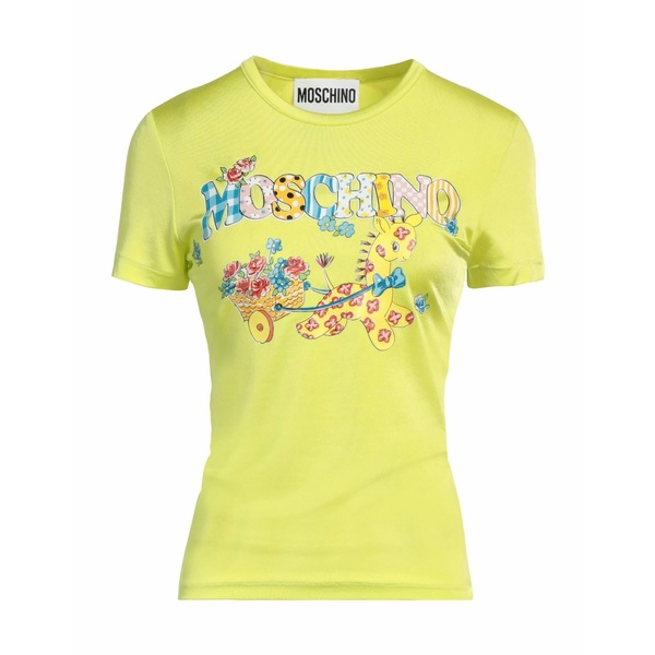 【送料無料】 モスキーノ レディース Tシャツ トップス T-shirts Green