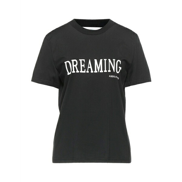 【送料無料】 アルベルタ フェレッティ レディース Tシャツ トップス T-shirts Black