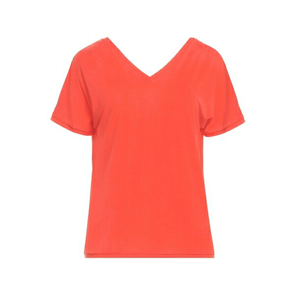 【送料無料】 アールアールディ レディース Tシャツ トップス T-shirts Red