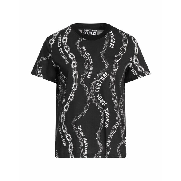 【送料無料】 ベルサーチ レディース Tシャツ トップス T-shirts Black|asty