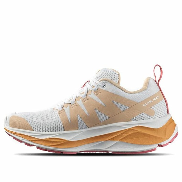 SALOMON サロモン メンズ スニーカー 【SALOMON Glide Max \u0027White Orange\u0027 417689】  大いさ US_6(24.0糎) メンズ靴-スニーカー