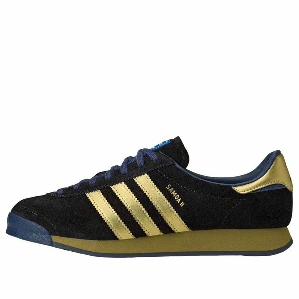 adidas アディダス メンズ スニーカー 【adidas Samoa II SPZL \u0027Tech Indigo Matte Gold\u0027 KK4219】  大いさ US_8(26.0糎) 靴-スニーカー-メンズ靴
