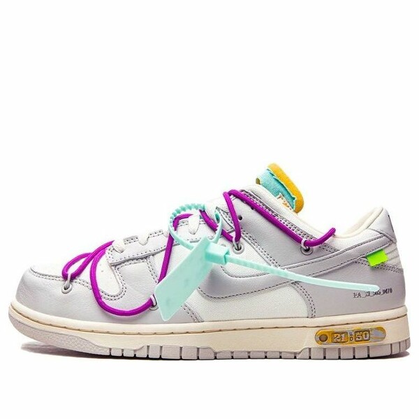 Nike ナイキ メンズ スニーカー ダンク 【Nike x Off-White Dunk Low 'Lot 21 of 50' DM1602-100】 サイズ US_11(29.0cm)|asty