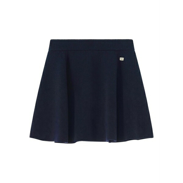 ガニー レディース スカート ボトムス Logo mini skirt Blue|asty