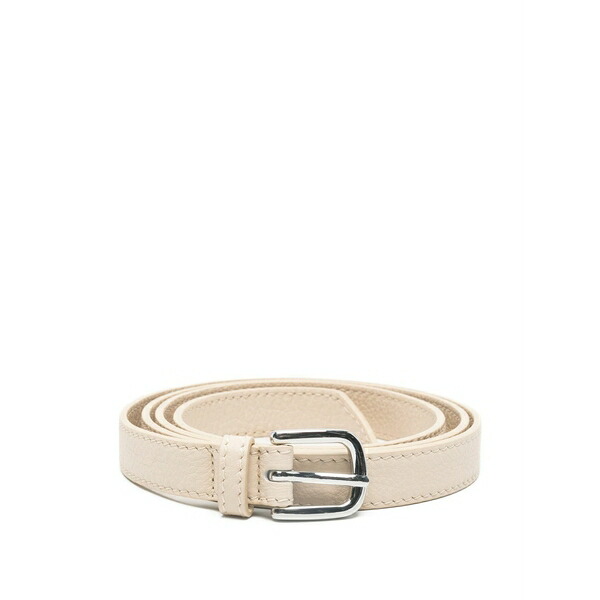 イレブンティ レディース 三尺帯 付属物 Metal-buckle leather belt Neutrals