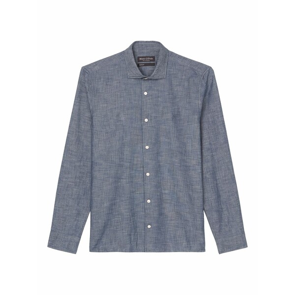 マルコポーロ メンズ シャツ トップス Button-down shirt Blue｜asty