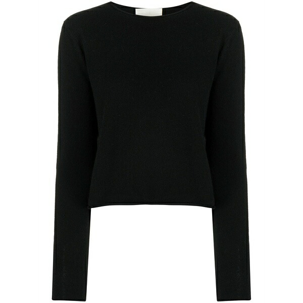 リサ・ヤン レディース 編み物\u0026スウェーター アウター The ida cashmere jumper Black