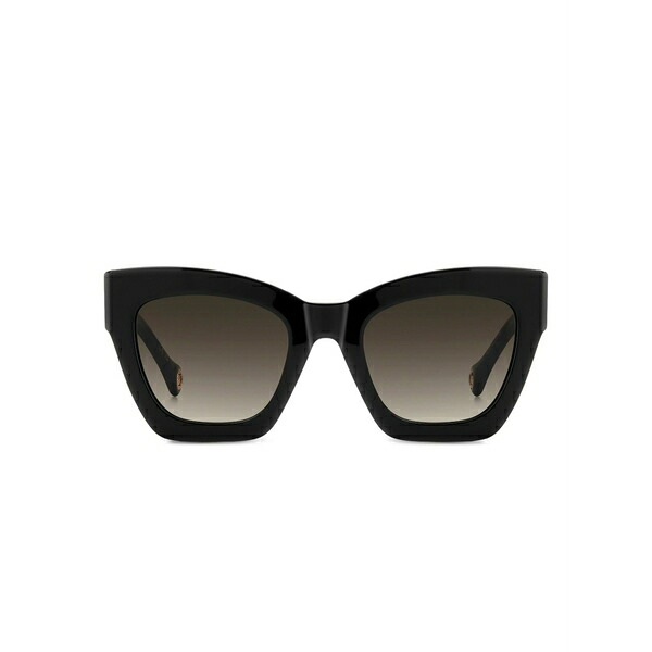 キャロライナヘレラ レディース サングラス＆アイウェア アクセサリー Cat-eye gradient sunglasses Black｜asty