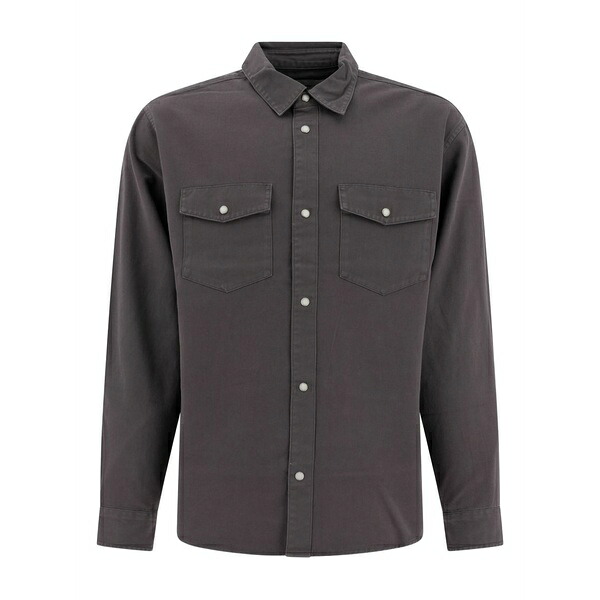 鉄道車両ハート形 メンズ プルオーバー トップス Santa 鉄 shirt Grey