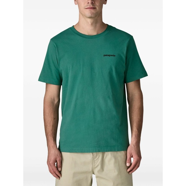 パタゴニア メンズ プルオーバー トップス P-6 logo t-shirt Green