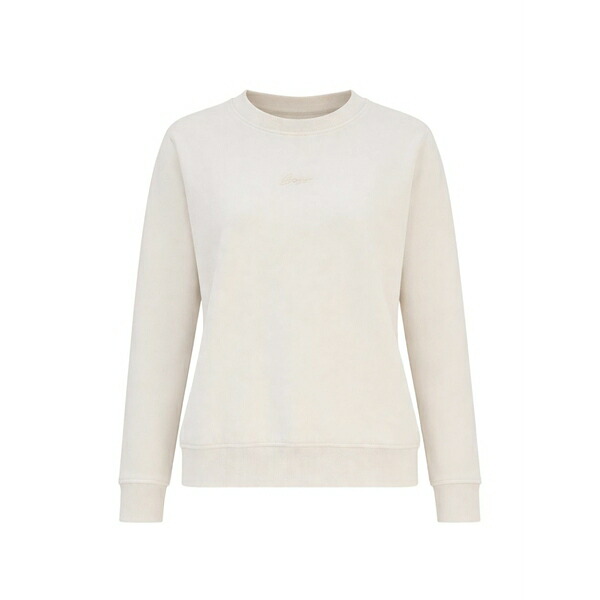 ボス レディース ニット&セーター アウター C_ever embroidered sweater Neutrals｜asty