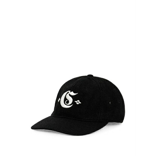 カーハート メンズ 帽子 アクセサリー Logo-embroidered baseball cap Black｜asty