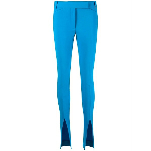 ジ アティコ レディース カジュアルパンツ ボトムス Freja front-slit tailored trousers Blue|asty