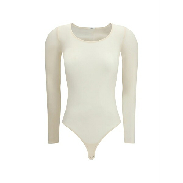 ウォルフォード レディース Tシャツ トップス Buenos aires long-sleeve bodysuit Neutrals|asty