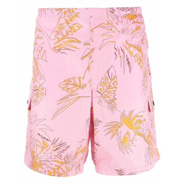 パーム・エンジェルス メンズ カジュアルパンツ ボトムス Abstract palms swim shorts Pink|asty