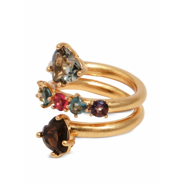 ビンバ イ ローラ レディース リング アクセサリー Heart spiral ring Gold|asty