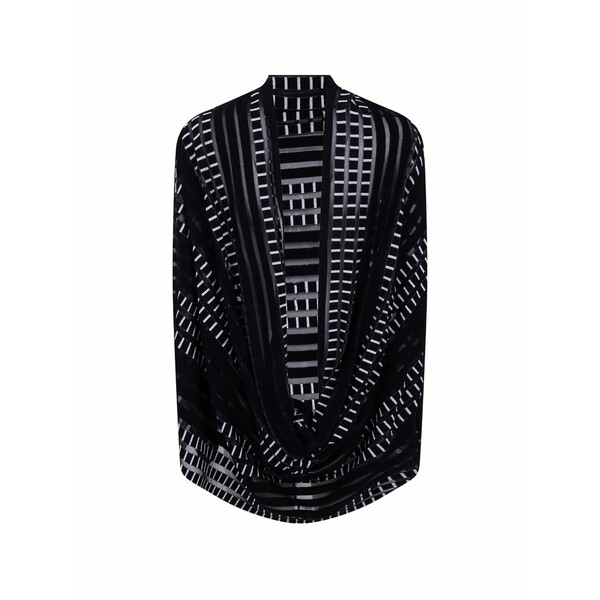 ピエラントニオ ガスパリ レディース ニット&セーター アウター Striped grid sweater Black|asty