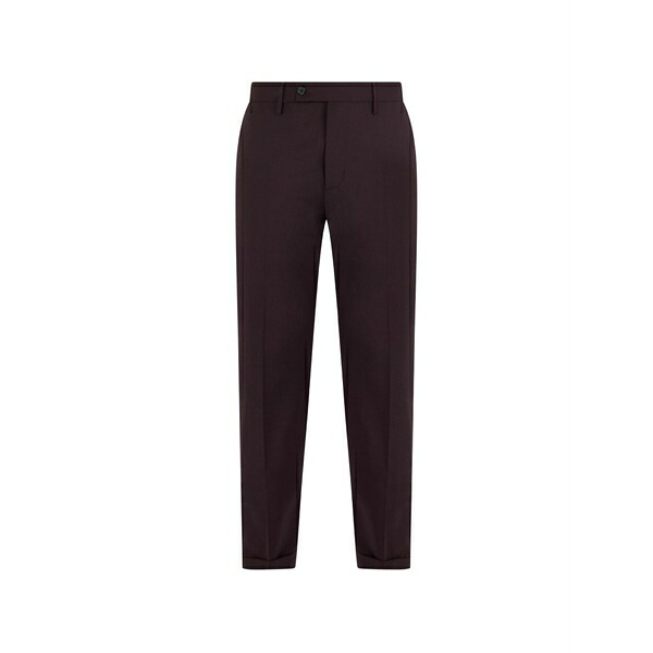 デパートメントファイブ メンズ カジュアルパンツ ボトムス Pressed-crease trousers Brown|asty