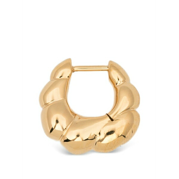 マリア ブラック レディース ピアス＆イヤリング アクセサリー Robe sculpted earring Gold｜asty