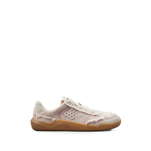 ヴィヴォ ベアフット レディース スニーカー シューズ Gobi frayed-edge sneakers Pink｜asty