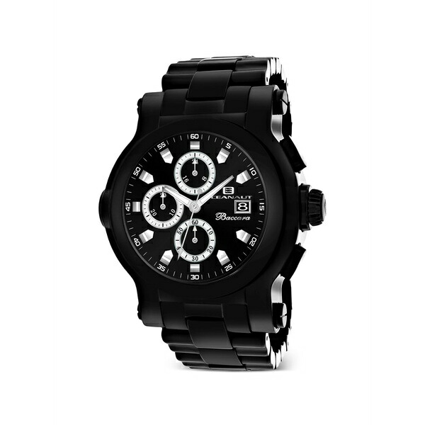 オーシャナット メンズ 腕時計 アクセサリー Baccara xl 50mm watch Black｜asty