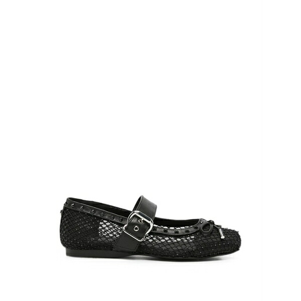 カルト レディース サンダル シューズ Stud-embellishment ballet flats Black｜asty