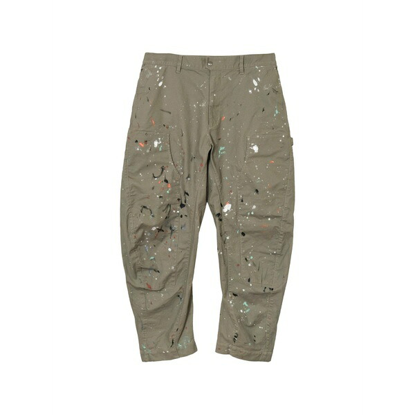 マジックスティック メンズ カジュアルパンツ ボトムス Tradivance paint-splatter trousers Green|asty