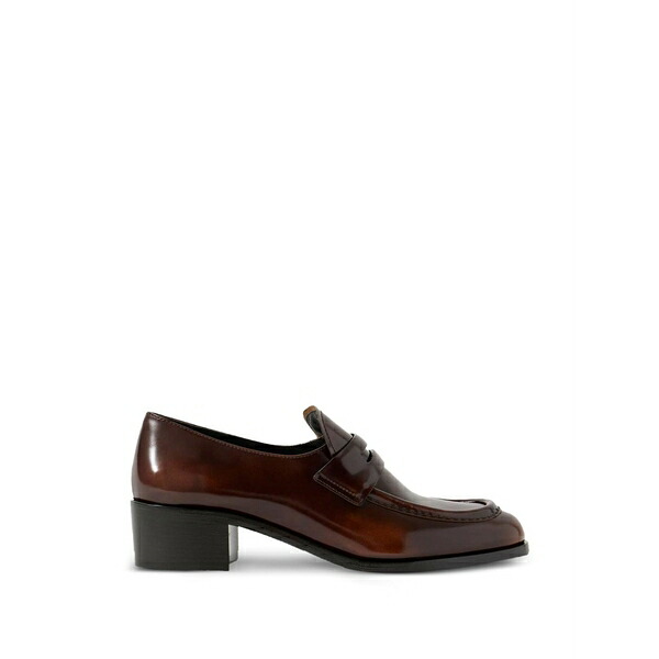 チャーチ レディース スリッポン・ローファー シューズ Prudence glossy loafers Brown|asty