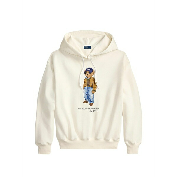 ラルフローレン レディース パーカー・スウェットシャツ アウター Polo bear hoodie White|asty
