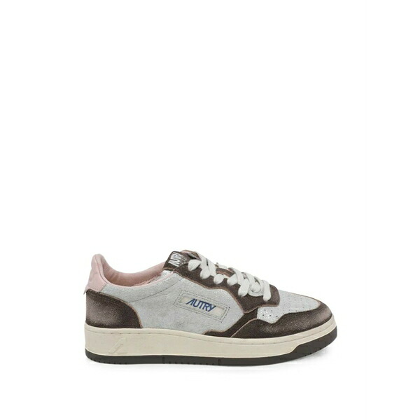 オートリー レディース スニーカー シューズ Medalist suede sneakers Silver｜asty