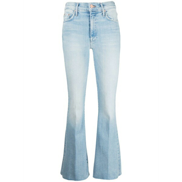 マザー レディース デニムパンツ ボトムス Straight-leg flared jeans Blue｜asty