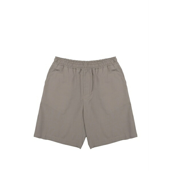 ロウブランド メンズ カジュアルパンツ ボトムス Elasticated-waistband shorts Neutrals｜asty