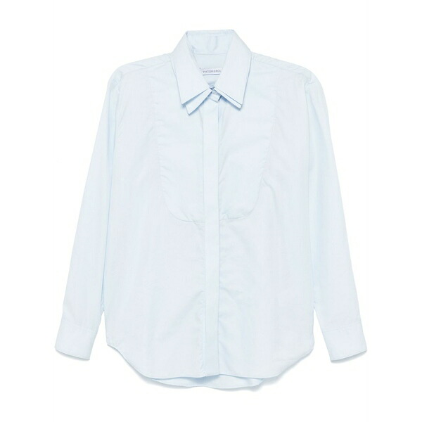 ビクターアンドロルフ レディース シャツ トップス Triple-layer shirt Blue|asty