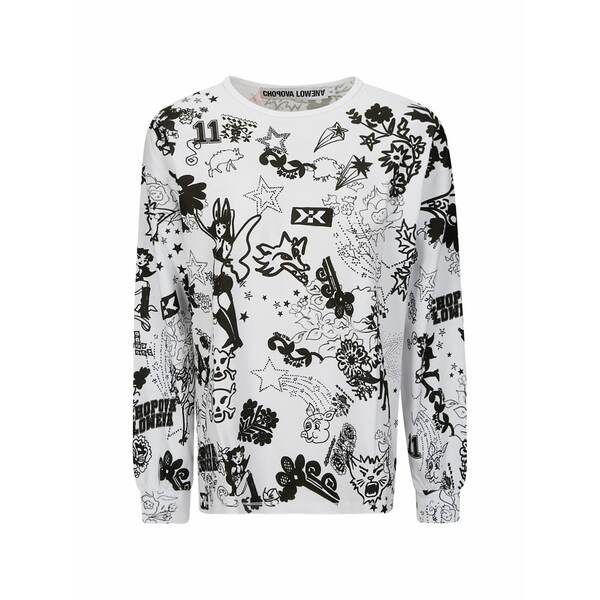 チョポヴァ ロウェナ レディース Tシャツ トップス Go go graphic-print t-shirt White｜asty