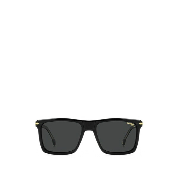 カレーナ メンズ サングラス・アイウェア アクセサリー Clip-on square-frame glasses Black｜asty