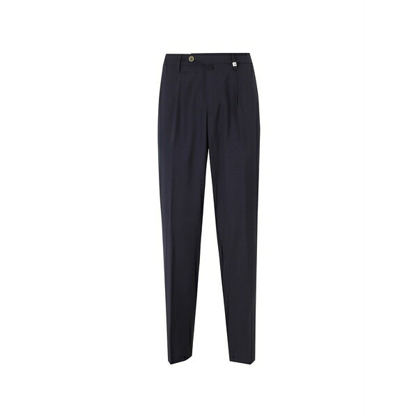 ミース メンズ カジュアルパンツ ボトムス Pleated-detail tailored trousers Blue｜asty