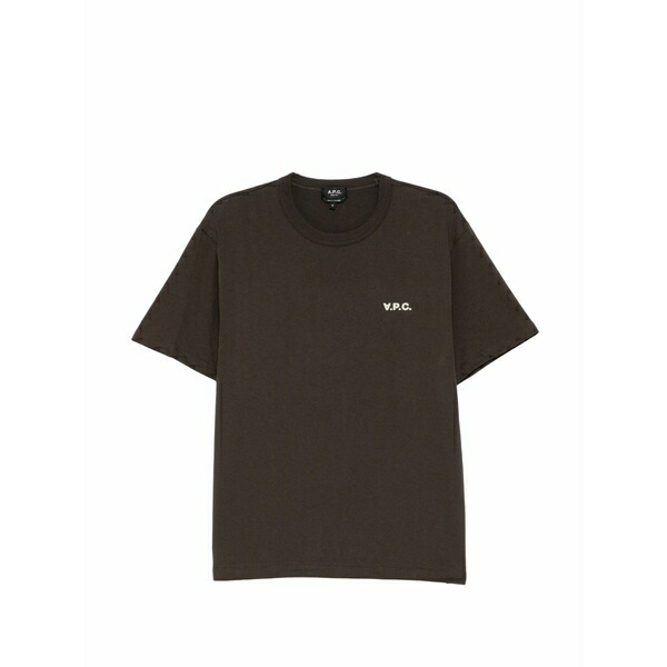 アーペーセー メンズ Tシャツ トップス Vpc t-shirt Brown|asty
