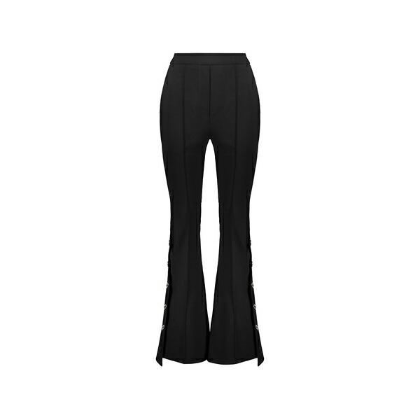 エラリー レディース カジュアルパンツ ボトムス Embellished flared trousers Black｜asty