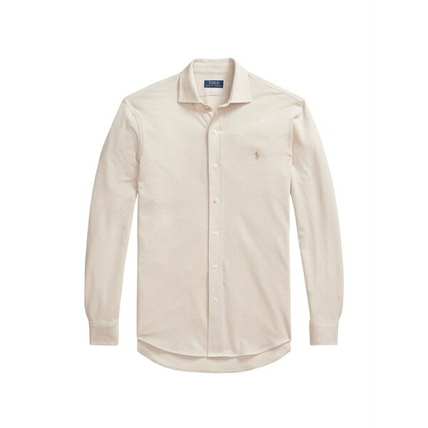 ラルフローレン メンズ シャツ トップス Embroidered shirt Neutrals｜asty