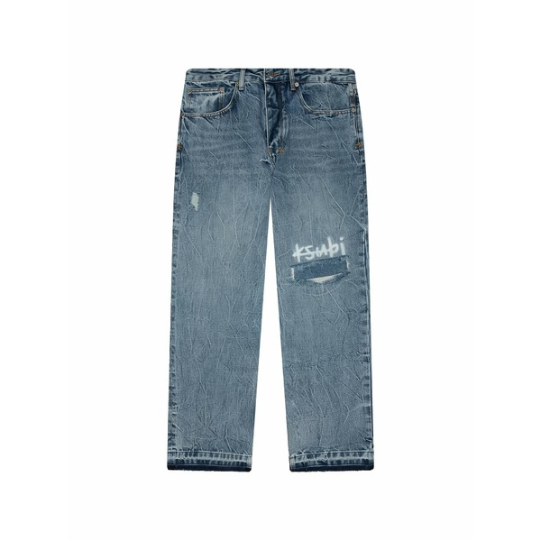 スビ メンズ デニムパンツ ボトムス Anti k public trashed 1999 jeans Blue｜asty