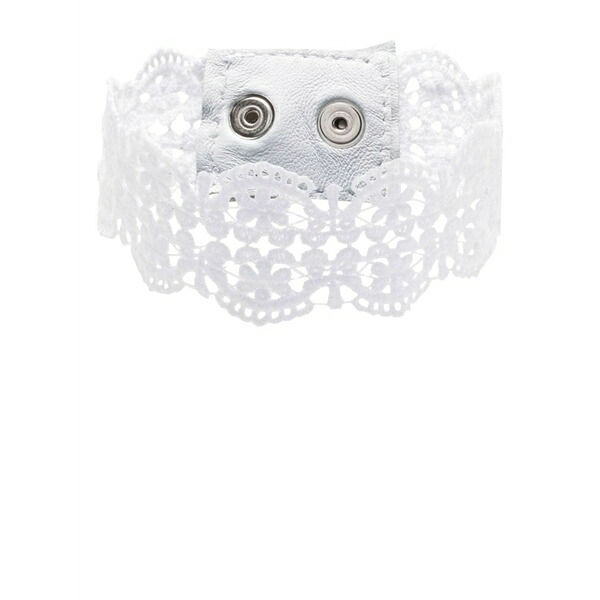 マノーキ レディース ネックレス・チョーカー・ペンダントトップ アクセサリー Katherine lace choker necklace White｜asty